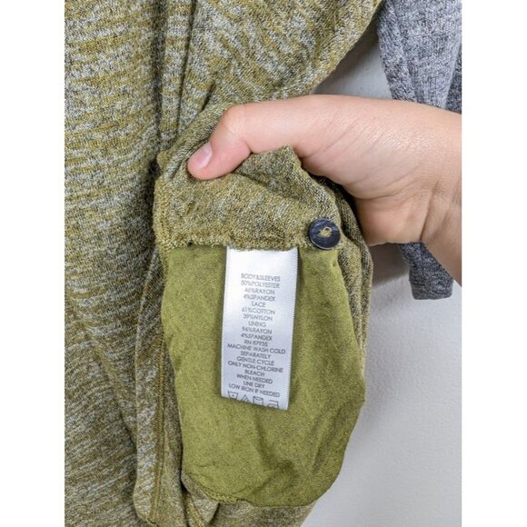 LOGO by Lori Goldstein Tunic Top Size 2X Fairy Boho Artsy 3/4 Sleeve Lagenlook - Picture 5 of 7